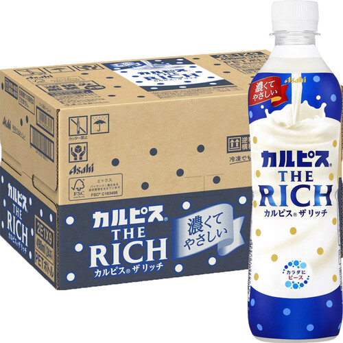 アサヒ飲料 カルピスTHERICH 1ケース 490ml x 24本 Green Beans