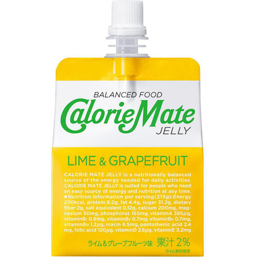 大塚製薬 カロリーメイトゼリー ライムグレープフルーツ味 215g