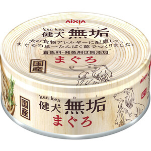 【ペット用】 アイシア 国産健犬無垢 まぐろ 65g