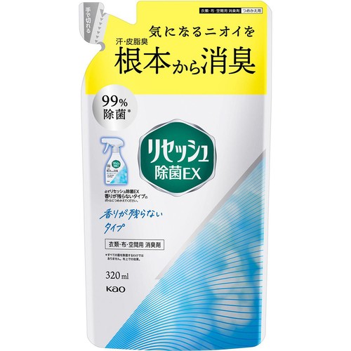 花王 リセッシュ除菌EX 香りが残らないタイプ つめかえ用  320ml