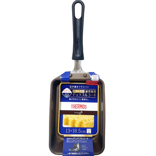 サーモス デュラブルシリーズ玉子焼きフライパン KFI013ENVY Green