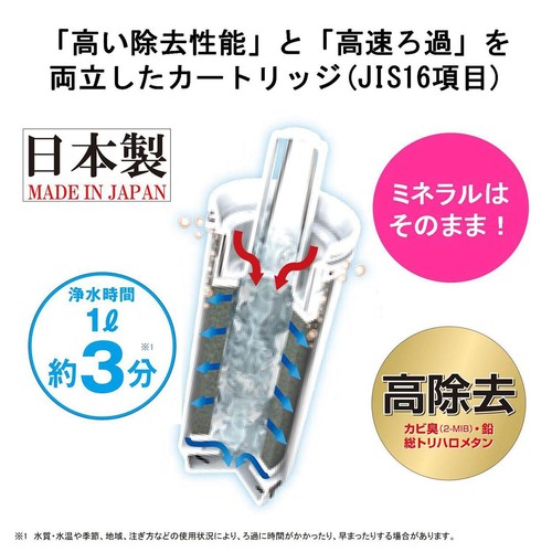 東レ トレビーノ ポット型浄水器交換用カートリッジ 2個入 PTシリーズ