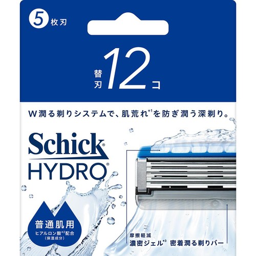 シック ハイドロ 普通肌 5枚刃 替刃 12コ