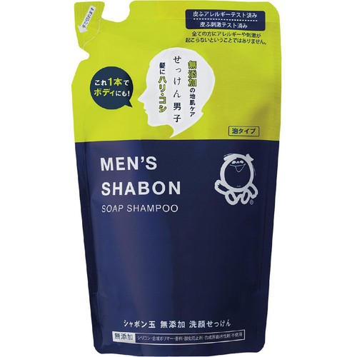 シャボン玉石けん メンズシャボンソープ シャンプーつめかえ用 420ml
