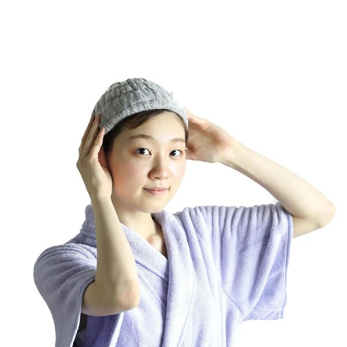シービージャパン カラリデイ 吸水ヘアバンド グレー
