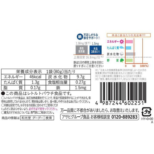 和光堂 具たっぷりグーグーキッチン 鶏の五目釜めし 9か月頃から 80g