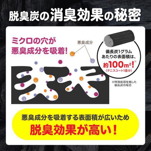 エステー 脱臭炭 こわけ キッチン流しの下用 3個入