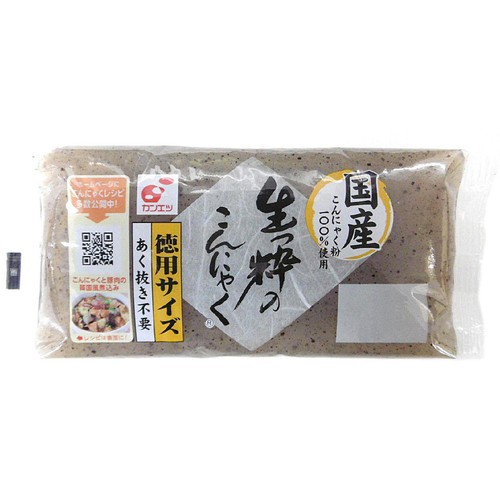 関越物産 国産徳用生っ粋のこんにゃく 350g