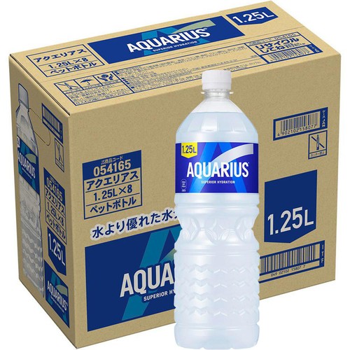 コカ・コーラ アクエリアス 1ケース 1250ml x 8本 Green Beans