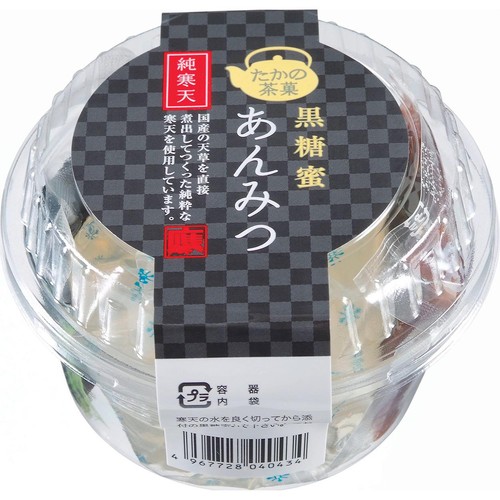 たかの茶菓 黒糖蜜あんみつ 175g Green Beans | グリーンビーンズ by AEON