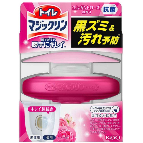 花王 トイレマジックリン 流すだけで勝手にキレイ エレガントローズの香り 本体 80g