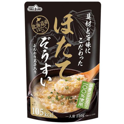 テーブルランド 具材と旨味にこだわったほたてぞうすい 250g