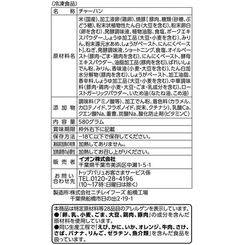 ゴロッと焼豚のガリ旨炒飯 580g