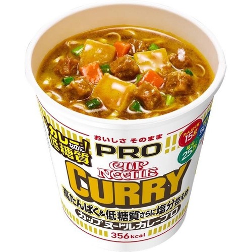 日清食品 カップヌードルPRO 高たんぱく&低糖質さらに塩分控えめ カレー 85g