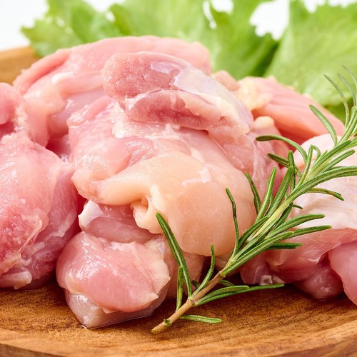 [鮮度+]【冷蔵】 岩手県産 赤どりもも肉角切り 150g-350g