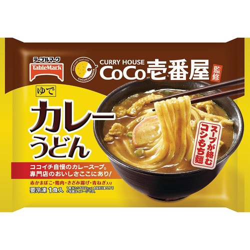 テーブルマーク CoCo壱番屋監修カレーうどん【冷凍】 1食入(347g)