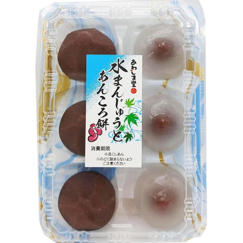 あわしま堂 水まんじゅうとあんころ餅 6個