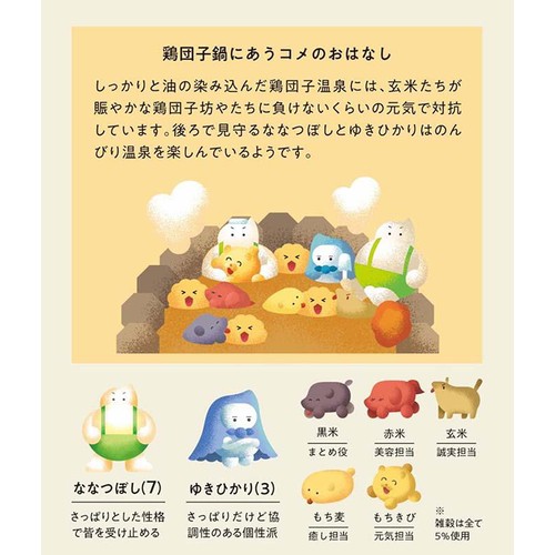 上森米穀店 鶏団子鍋に合うブレンド米  300g