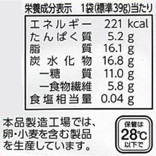 正栄 ロカボ低糖質 ピーナッツチョコ 39g Green Beans | グリーン