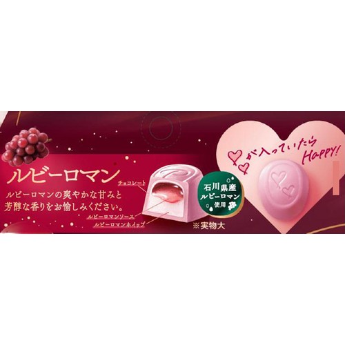 不二家 プレミアムルック ルビーロマン パウチ 40g
