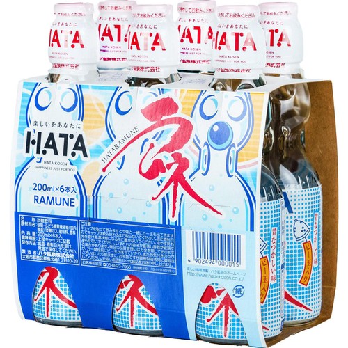 ハタ ビンラムネ 200ml x 6本