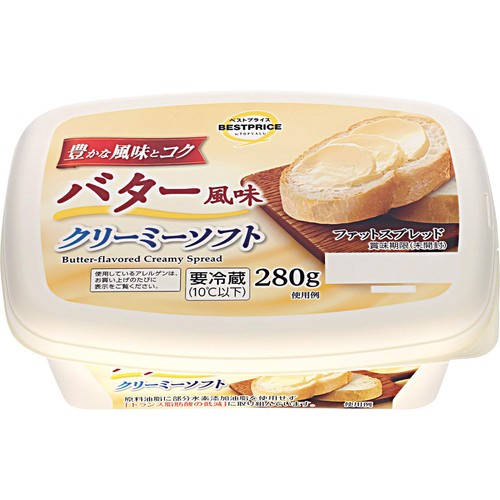 バター風味クリーミーソフト 280g トップバリュベストプライス