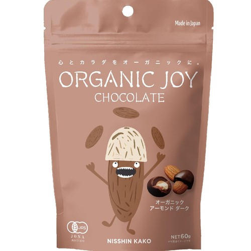 日新化工 オーガニックチョコレートアーモンドダーク 60g