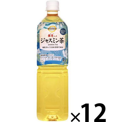銀毫入りジャスミン茶 1ケース 1000ml x 12本 トップバリュベスト