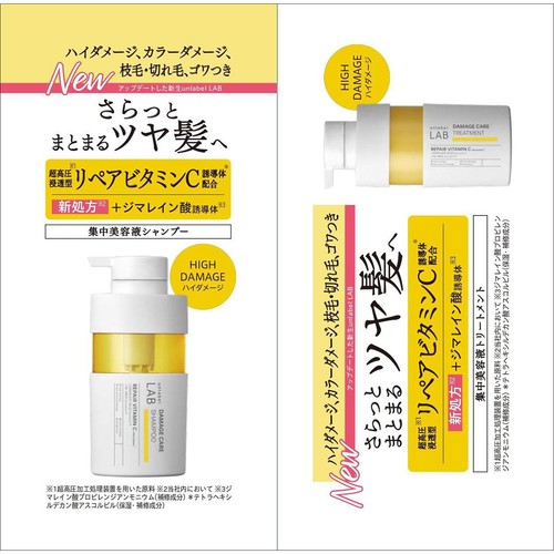 アンレーベル ラボ V リペア シャンプー&ヘアトリートメント 1day