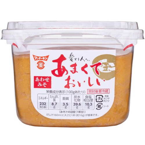 フンドーキン あまくておいしいあわせみそ 750g