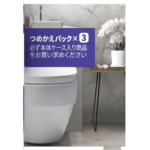 P&G ファブリーズトイレ用消臭剤 ニオイ中和消臭+自然な香り ホワイトムスク つめかえ 6.3mL x 3回分