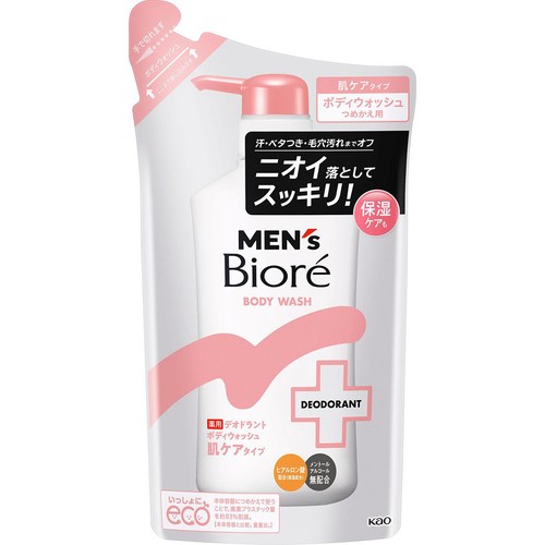 花王 メンズビオレ 薬用デオドラントボディウォッシュ 肌ケアタイプ つめかえ用 360ml