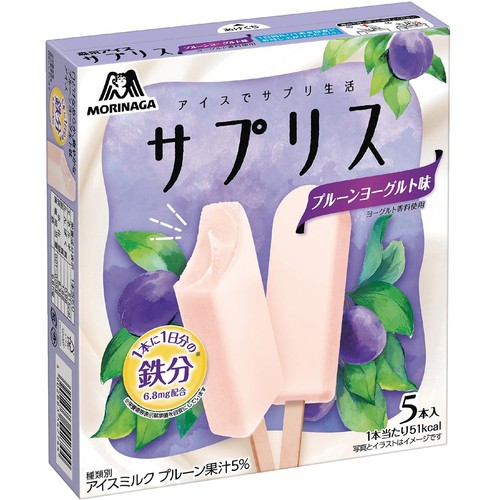 森永製菓 サプリス プルーンヨーグルト 38ml x 5本