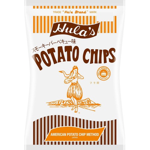 ソシオ工房 フラ印 アメリカンポテトチップス スモーキーバーベキュー味 143g