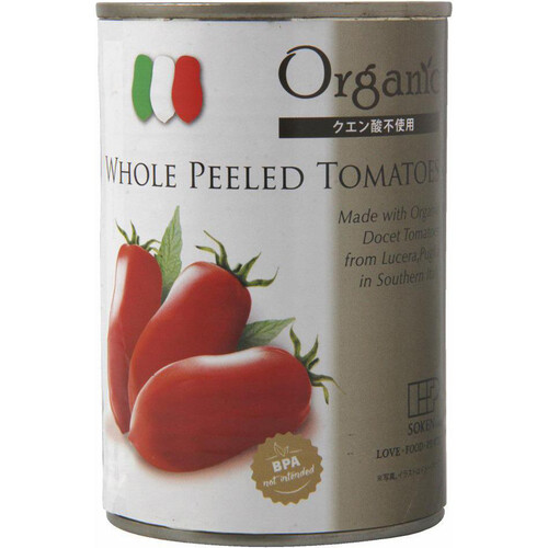 創健社 有機ホールトマト缶 400g Green Beans | グリーンビーンズ by AEON