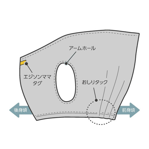 エジソンママ 親子くるむん グレー