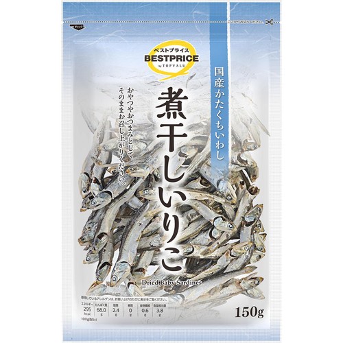 煮干しいりこ 150g トップバリュベストプライス