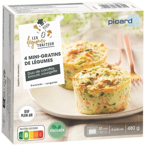 ピカール 4種類の野菜のグラタン【冷凍】 480g