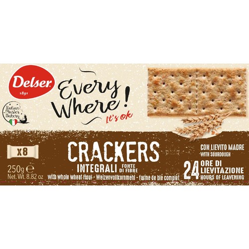 デルセール ホールミールクラッカー 250g