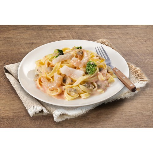 柳川冷凍食品 海鮮と博多明太子のクリームパスタ【冷凍】 280g