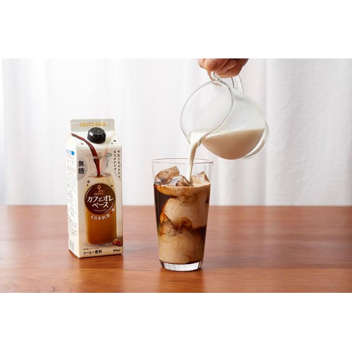 キーコーヒー カフェオレベース 無糖 4倍希釈用 500ml