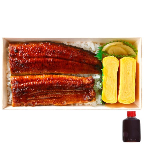 【冷凍】松栄軒 鹿児島県産うなぎ蒲焼重 手巻き玉子入り 1食(355g)