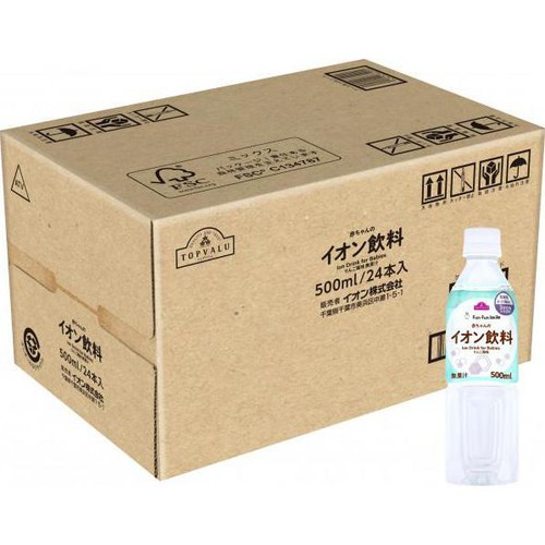 fun fun smile 赤ちゃんのイオン飲料＜ケース＞ 500ml x 24本 3か月頃