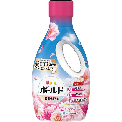 P&G ボールド 柔軟剤入り 洗濯洗剤 液体 華やかおひさまとプレミアム