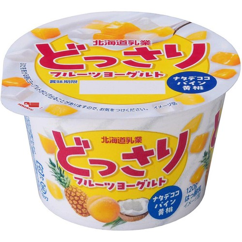 北海道乳業 どっさりフルーツヨーグルト 120g Green Beans | グリーン