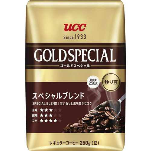 UCC 【豆】ゴールドスペシャル 炒り豆 スペシャルブレンド 250g