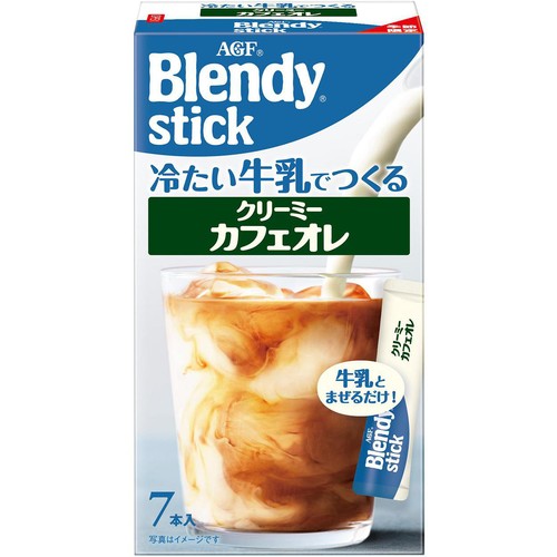 AGF ブレンディ スティック 冷たい牛乳でつくるクリーミーカフェオレ 7本入