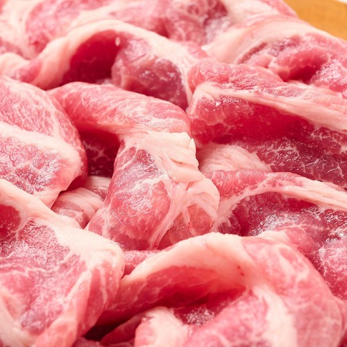 [鮮度+]【冷蔵】とうほく三元豚 かたロースしゃぶしゃぶ用 (国産) 160g～200g