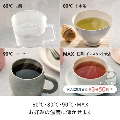 レコルト スマートケトル スリム REK−1 クリームホワイト