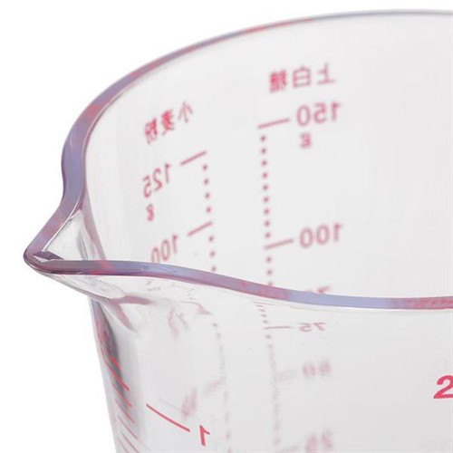 上から見える耐熱計量カップ 250ml ホームコーディ